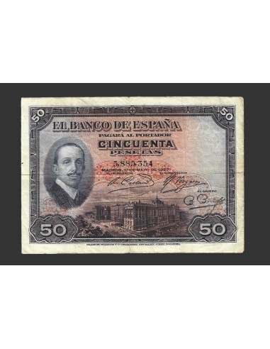 ALFONSO XIII 50 pesetas 1927