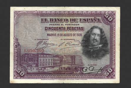 ALFONSO XIII 50 PESETAS 1928