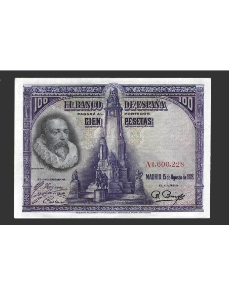 ALFONSO XIII 100 PESETAS 1928 SERIE A