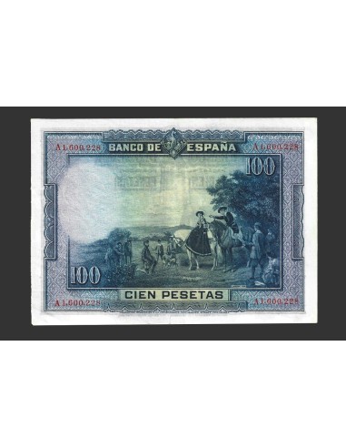 ALFONSO XIII 100 PESETAS 1928 SERIE A