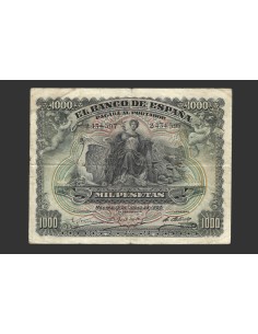 ALFONSO XIII, 1000 pesetas 15 de julio de 1907