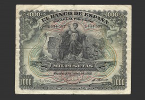 ALFONSO XIII, 1000 pesetas 15 de julio de 1907