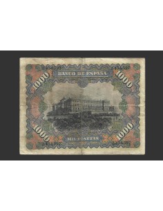 ALFONSO XIII, 1000 pesetas 15 de julio de 1907 2