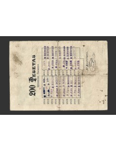 BANCO DE VALLS (TARRAGONA) 200 PESETAS 1892 2