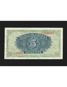 ESTADO ESPAÑOL 5 PESETAS 1940 SERIE C 2
