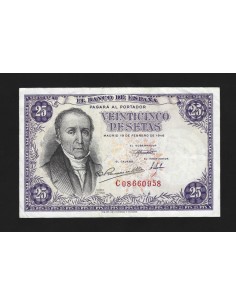 ESTADO ESPAÑOL 25 PESETAS 1946 SERIE C