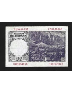 ESTADO ESPAÑOL 25 PESETAS 1946 SERIE C 2
