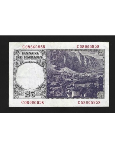 ESTADO ESPAÑOL 25 PESETAS 1946 SERIE C