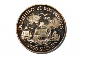 ECUADOR 5000 SUCRES 1991