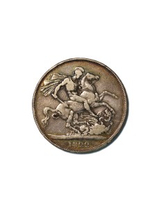 GRAN BRETAÑA  CROWN 1822 TERTIO 2