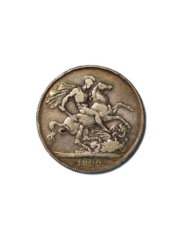 GRAN BRETAÑA  CROWN 1822 TERTIO