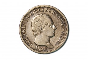 ESTADOS ITALIANOS CERDEÑA  1 LIRE 1830 P