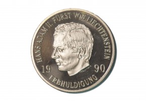 LIECHTENSTEIN 10 FRANKEN 1990