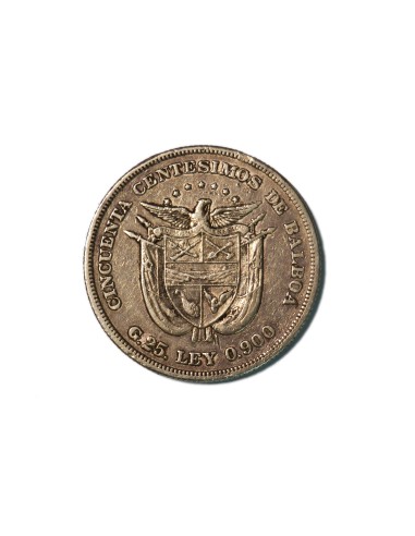 PANAMA 50 CENTESIMOS 1904
