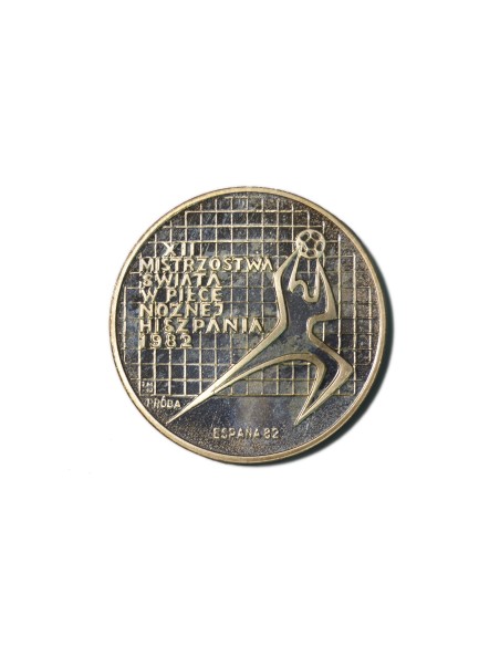 POLONIA 200 ZLOTYCH 1982 PROBA (jugador a derecha)