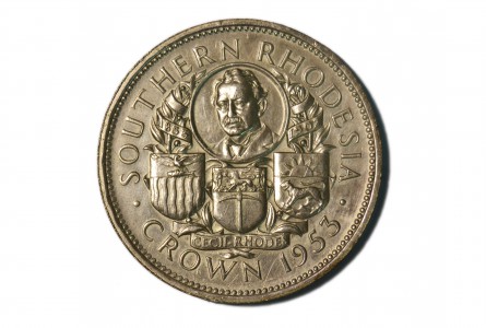 RHODESIA DEL SUR  1 CROWN 1953