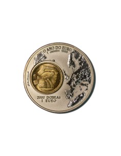 SANTO TOME Y PRINCIPE 2000 DOBRAS 1999 CON 5 PESETAS DE ESPAÑA 2