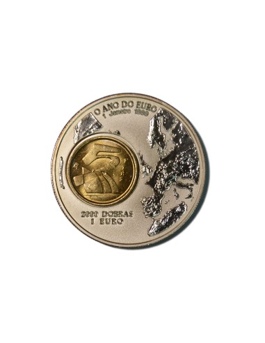 SANTO TOME Y PRINCIPE 2000 DOBRAS 1999 CON 5 PESETAS DE ESPAÑA