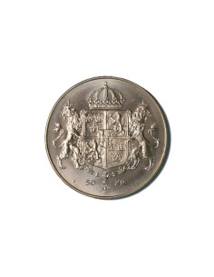 SUECIA 50 KRONOR 1976 U 2