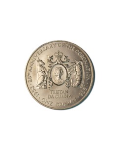 TRISTAN DA CUNHA 1 CROWN 1978