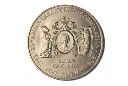 TRISTAN DA CUNHA 1 CROWN 1978