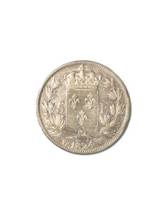 FRANCIA. LOUIS XVIII 5 FRANCS 1824 LILLE 2