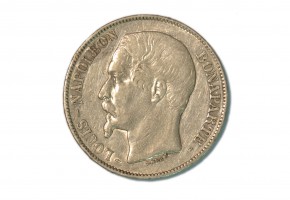 FRANCIA. LOUIS NAPOLEON 5 FRANCS 1852 PARIS