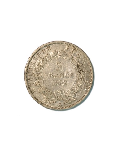 FRANCIA. LOUIS NAPOLEON 5 FRANCS 1852 PARIS