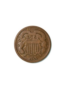 ESTADOS UNIDOS 2 CENTS 1864