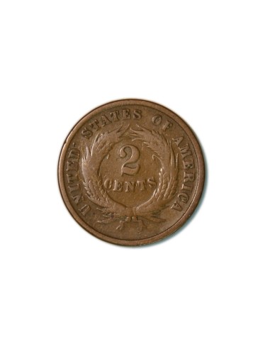 ESTADOS UNIDOS 2 CENTS 1864