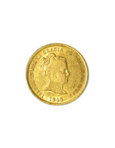 ISABEL II 80 REALES 1842 MADRID C.L.