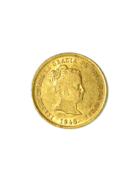ISABEL II 80 REALES 1842 MADRID C.L.
