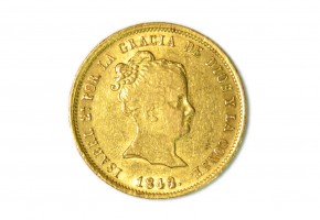 ISABEL II 80 REALES 1842 MADRID C.L.