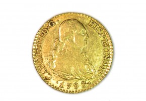 CARLOS IV 1 ESCUDO MADRID 1793 M.F.