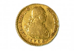 CARLOS IV 1 ESCUDO MADRID 1793 M.F.