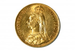 GRAN BRETAÑA. VICTORIA. 2 POUNDS 1887 