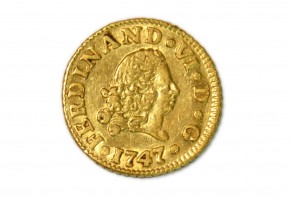FERNANDO VI  1747. 1/2 Escudo Madrid J.B.