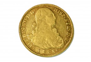 FERNANDO VII, 1813/1. 8 Escudos Santiago F.J.