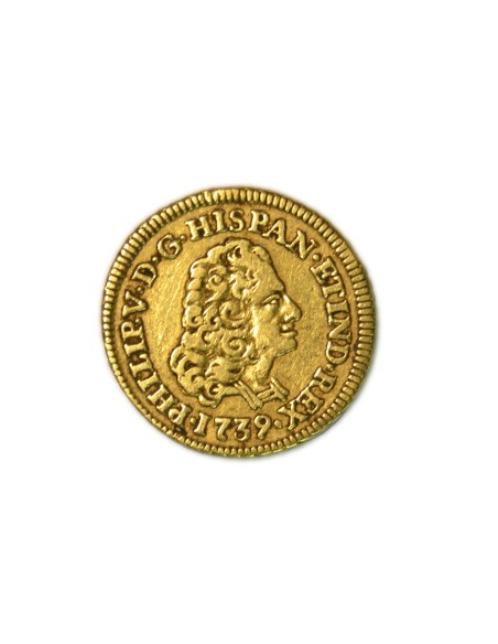 FELIPE V 1739 1/2 ESCUDO MADRID J.F.