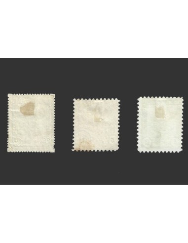 Alcoy (Alicante), 3 viñetas de 5 céntimos (2) y 25 céntimos