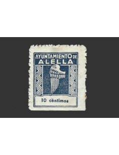 Alella (Barcelona), 1 viñetas de 10 céntimos 