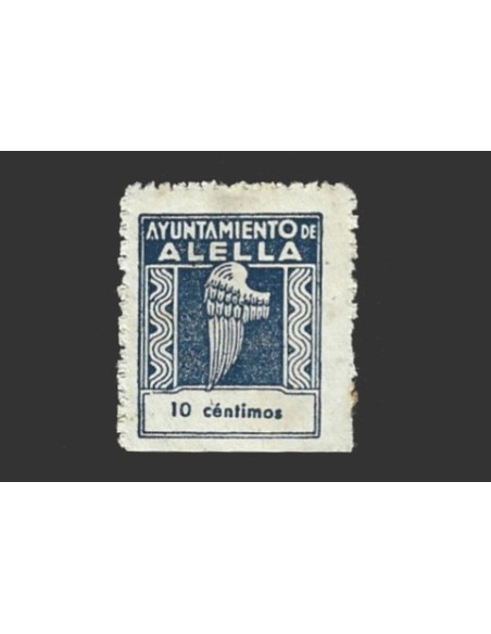 Alella (Barcelona), 1 viñetas de 10 céntimos 