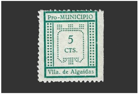 Villanueva de Algaidas (Málaga), 5 céntimos 