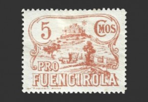 Fuengirola (Málaga), viñeta de 5 céntimos 