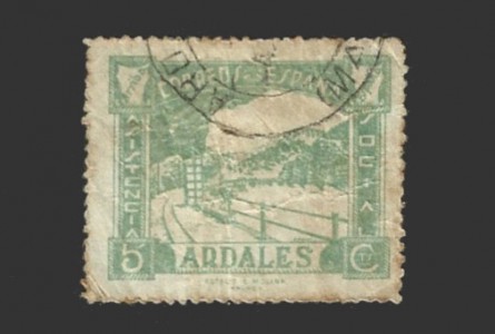 Ardales (Málaga), viñeta de 5 céntimos 