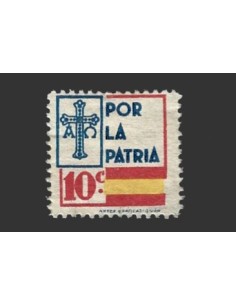 Asturias, viñeta de 10 céntimos 