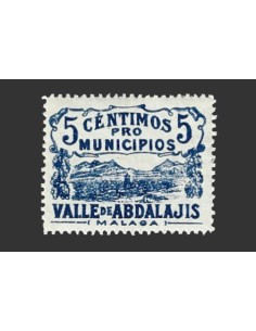 Valle de Abdalajis (Málaga), viñeta de 5 céntimos