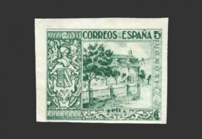 Epila (Zaragoza), viñeta de 5 céntimos