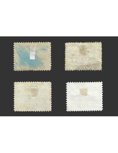 Badajoz,4 viñetas de 5 céntimos.