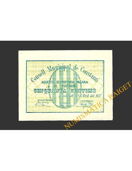 CONSTANTI (TARRAGONA), 50 centims, 20 d'abril del 1937